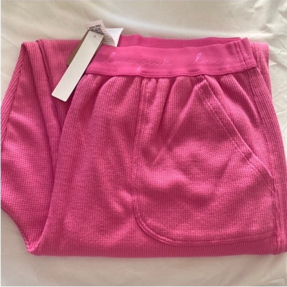 PINK Victoria’s Secret Thermal Pajamas Set - Picture 2 of 4